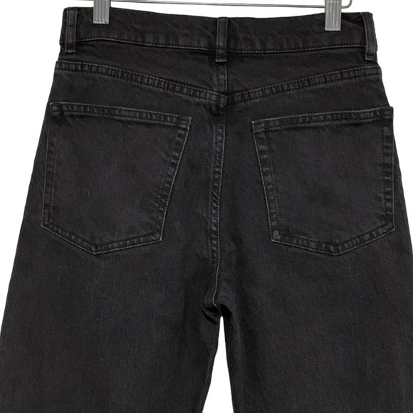 Reformation Liza Ultra High Rise Straight Jeans in Washed Black | Size 26 - Picture 7 of 13
